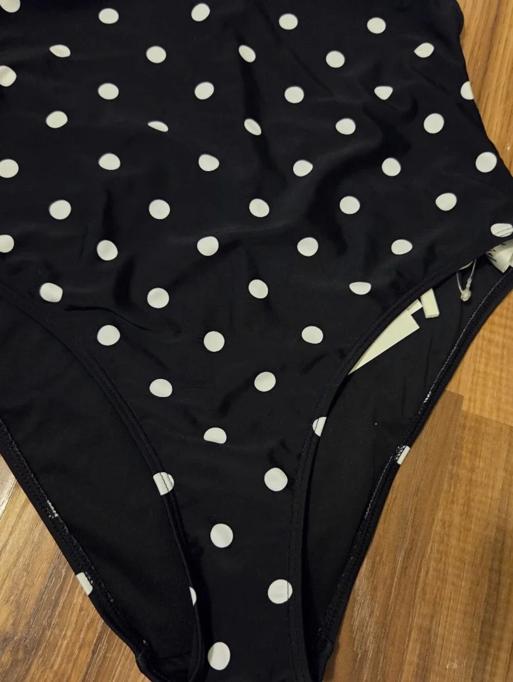 Milly Black and White Polka Dot One-Piece Swimsuit= Size M